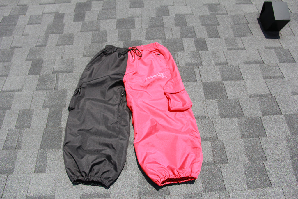 Baggy snowpants Red/Black