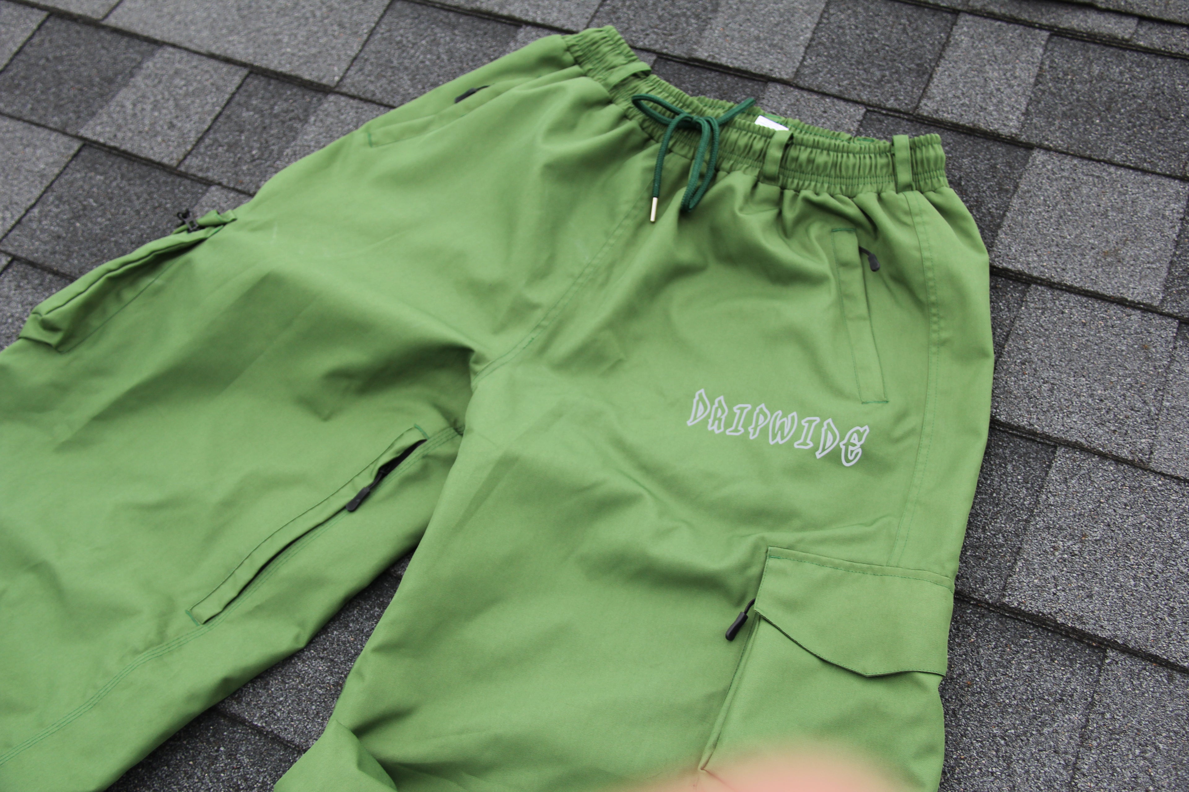 Baggy snowpants Dark green